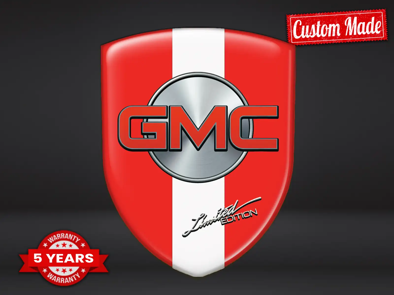 GMC Insignes Auto Pro Max Résistants Stylés Performance
